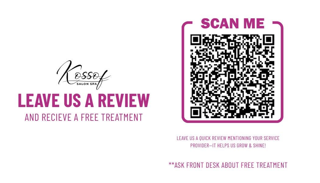 Kossof Salon Spa guest review highlights